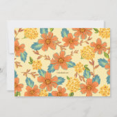 ラブリーフラワーズ招待状 招待状 (裏面)