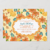 ラブリーフラワーズ招待状 招待状 (正面/裏面)