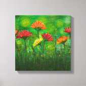 ラブリーフラワーフィールド キャンバスプリント (正面)