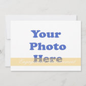 ラブリーフルーツツリー婚約写真の発表 招待状 (裏面)