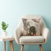 ラブリーフレンズ-水絵画彩 クッション (椅子)