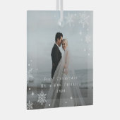 ラブリーフロストカスタムのキャプションの写真オーナメント ガラスオーナメント (正面右)