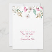 ラブリーフローラニー大事な行事 サンキューカード (裏面)