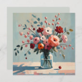 ラブリーフローラノートカード 案内状 (正面/裏面)