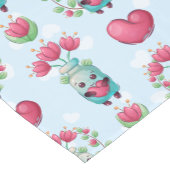 ラブリーフローラメーソンジャーハートパターン ショートテーブルランナー (コーナー)