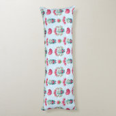 ラブリーフローラメーソンジャーハートパターン ボディピロー (裏面 (縦))