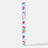 ラブリーフローラメーソンジャーハートパターン iPhoneケース (右側面)