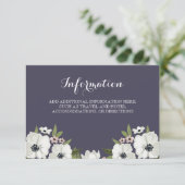 ラブリーフローラ情報カード – 紫 エンクロージャーカード (スタンド正面)