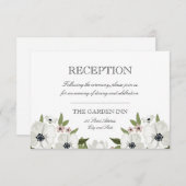 ラブリーフローラ披露宴カード エンクロージャーカード (正面/裏面)