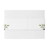 ラブリーフローラ招待状用帯 招待状ベリーバンド (裏面例)