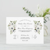 ラブリーフローラ結婚式招待状 招待状 (スタンド正面)