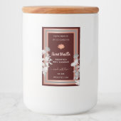 ラブリーフローラ製品ラベルブルゴーニュバラ金ゴールド フードラベル (正面)