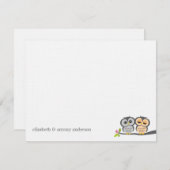 ラブリーフールカスタムズフラットサンキューノート 招待状 (正面/裏面)