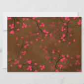 ラブリーフ結婚ァーズ 招待状 (裏面)