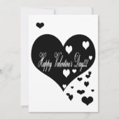 ラブリーブラックとホワイトハートXOXO シーズンカード (正面)