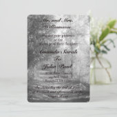 ラブリーブラック&ホワイト自然結婚ズ 招待状 (スタンド正面)