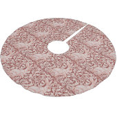 ラブリーブリックレッドホワイトラビットツリースカート ブラッシュドポリエステルツリースカート (アングル)