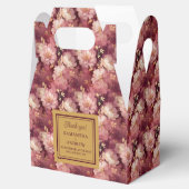 ラブリーブルゴーニュ赤面金ゴールドウォーター結婚カラー フェイバーボックス (オープン)