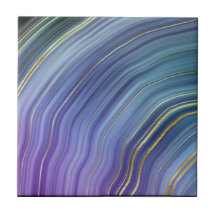 ラブリーブルーと金ゴールドジオードスタイルセラミック