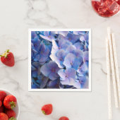 ラブリーブルーアジサイの花 スタンダードカクテルナプキン (インサイチュ)