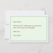 ラブリーブルーベルズリタイアメントサンキューカード サンキューカード (裏面)