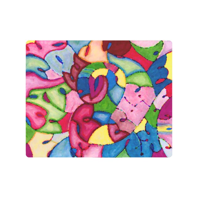 ラブリーブーケ メタルプリント (正面)