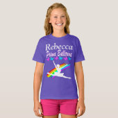 ラブリープリマバレリーナパーソナライズされたTシャツ Tシャツ (正面フル)