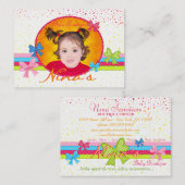 ラブリーベビーブティックビジネスカード 名刺 (正面/裏面)