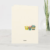 ラブリーホリデー – おもしろいクリスマスカード シーズンカード (裏面)