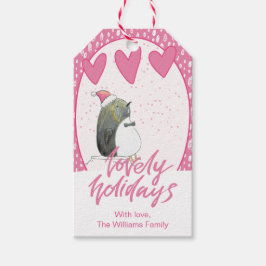 ラブリーホリデー |かわいいペンギンのクリスマス ギフトタグ