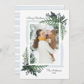 ラブリーホリデー – クリスマスフォトカード シーズンカード (正面/裏面)