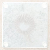 ラブリーホワイトダンデロン ガラスコースター (裏面)