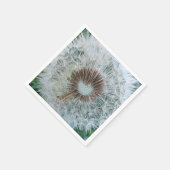 ラブリーホワイトダンデロン スタンダードカクテルナプキン (角)