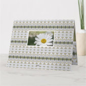 ラブリーホワイトデイジー カード (裏面)