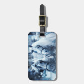 ラブリーホースチーム冬の運転写真水平 ラゲッジタグ (正面縦)