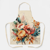 ラブリーボホ秋ブーケ エプロン (正面)