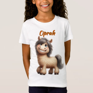 ラブリーポニー – カスタマイズ可能な子供のTシャツ Tシャツ