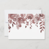 ラブリーマウブウォーターカラー開花 サンキューカード (裏面)