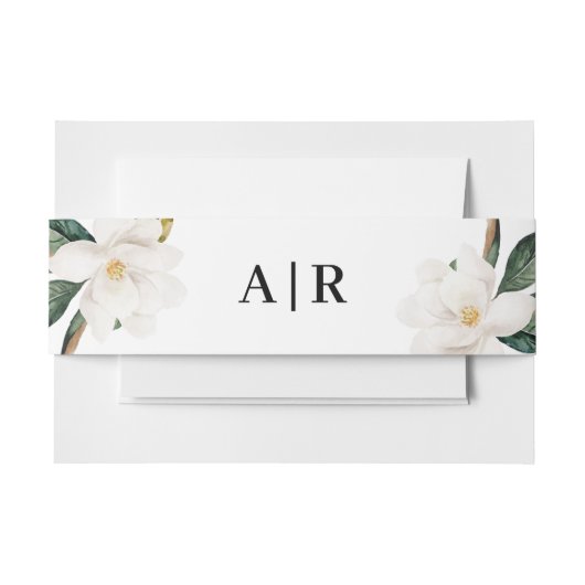 ラブリーマグノリアフローラベリーバンド 招待状ベリーバンド (正面例)