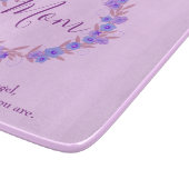 ラブリーマムパープルフローラ カッティングボード (角)