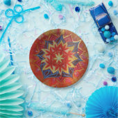 ラブリーマンダラカスタム紙プレート7イン ペーパープレート (パーティー)