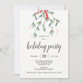 ラブリーミスタントークリスマスホリデーパーティー招待状 招待状 (正面)