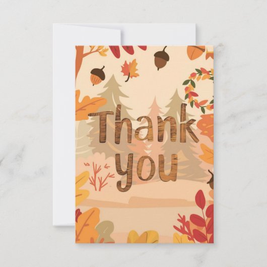 ラブリーミスティックオータム秋 サンキューカード (正面)