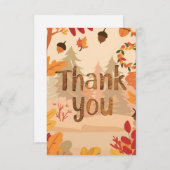 ラブリーミスティックオータム秋 サンキューカード (正面/裏面)