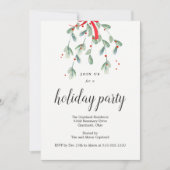 ラブリーミドレトークリスマスホリデーパーティ招待状 招待状 (正面)