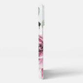 ラブリーモスタイリッシュノグラムイニシャルフローラピンク iPhoneケース (右側面)