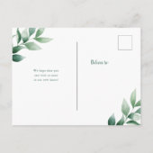 ラブリーユーカリ |ジオメトリックな移動のお知らせ ポストカード (裏面)