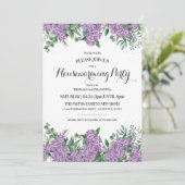 ラブリーライラック春引っ越し祝いパーティーパーティー 招待状 (スタンド正面)