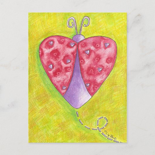 ラブリーラディバグ ポストカード (正面)