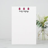 ラブリーラディバグ 便箋 (スタンド正面)